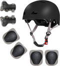 Kids Bike Helmet Adjustable Toddler Helmet with Knee Elbow Wrist Pads for Kids Ages 2-5-8-14 Boys Girls, Multi-Sport Skating Balance Bike Skateboard Scooter Rollerblading Helmet Set