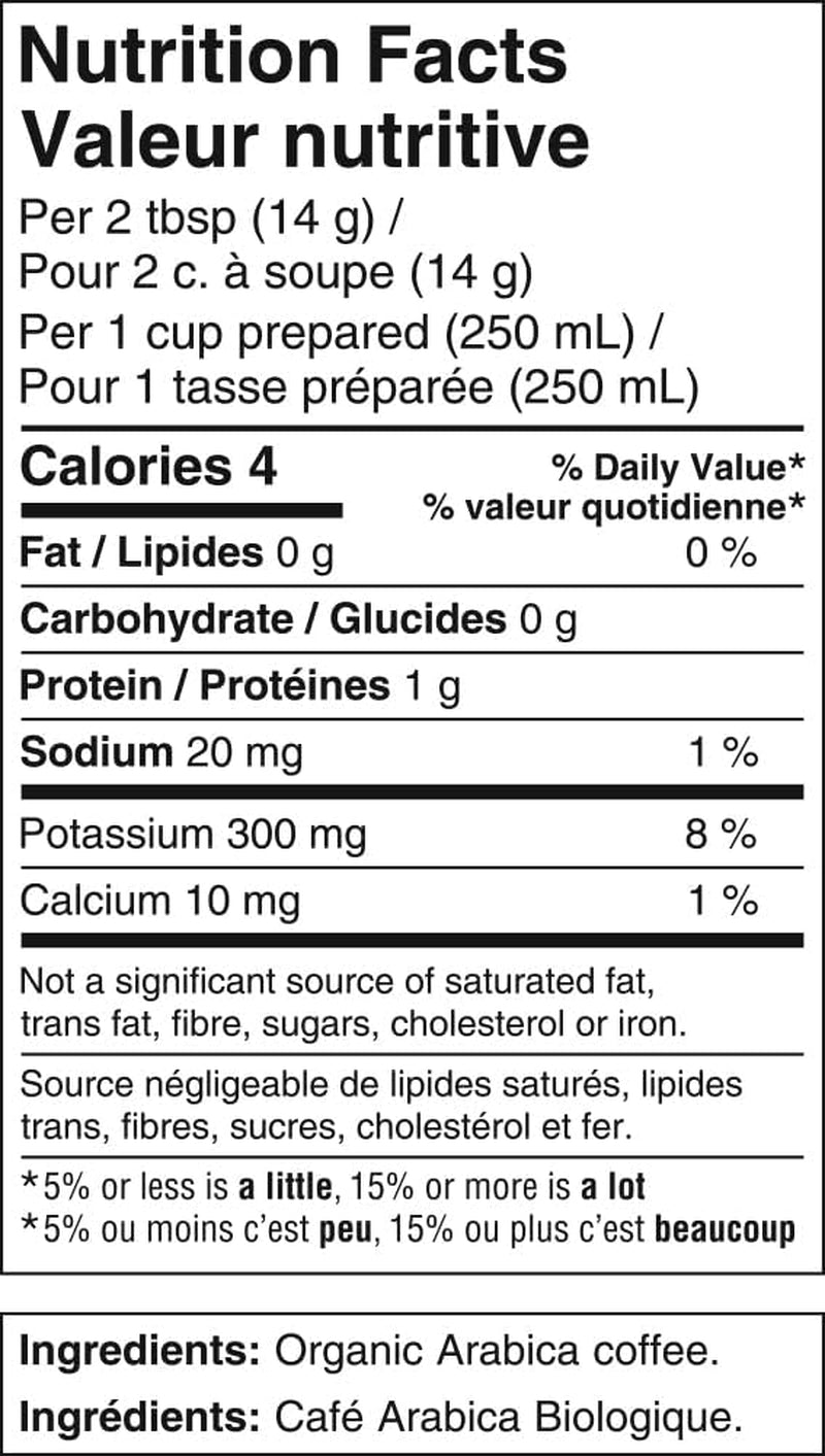 , Whole Bean, 1 Lb - Certified Organic, Fairtrade, Kosher Coffee, Grizzly Claw - Dark Roast, 454 G (Pack of 2)