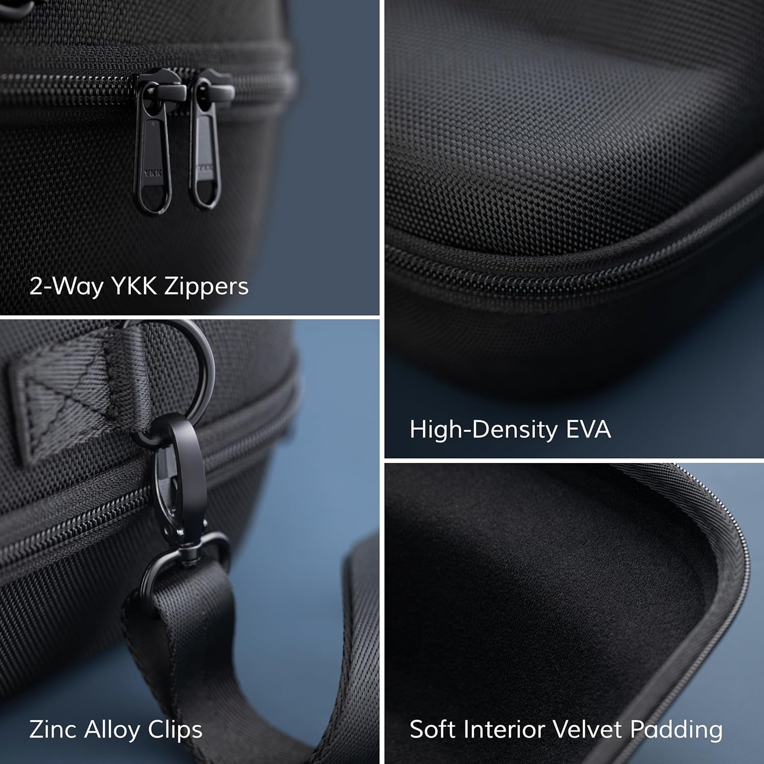 Hard Hat Case for Baseball Caps - Cap Storage for Baseball Caps with Carrying Handle & Shoulder Strap - This Organizer Holder Protects up to 6 Hats - Perfect for Traveling & At-Home Storage – Black | Crushproof, Splashproof, Carrying Handle, Adjustable Shoulder Strap, Oxford Fabric, Hat Organizer for Travel and Cap Storage