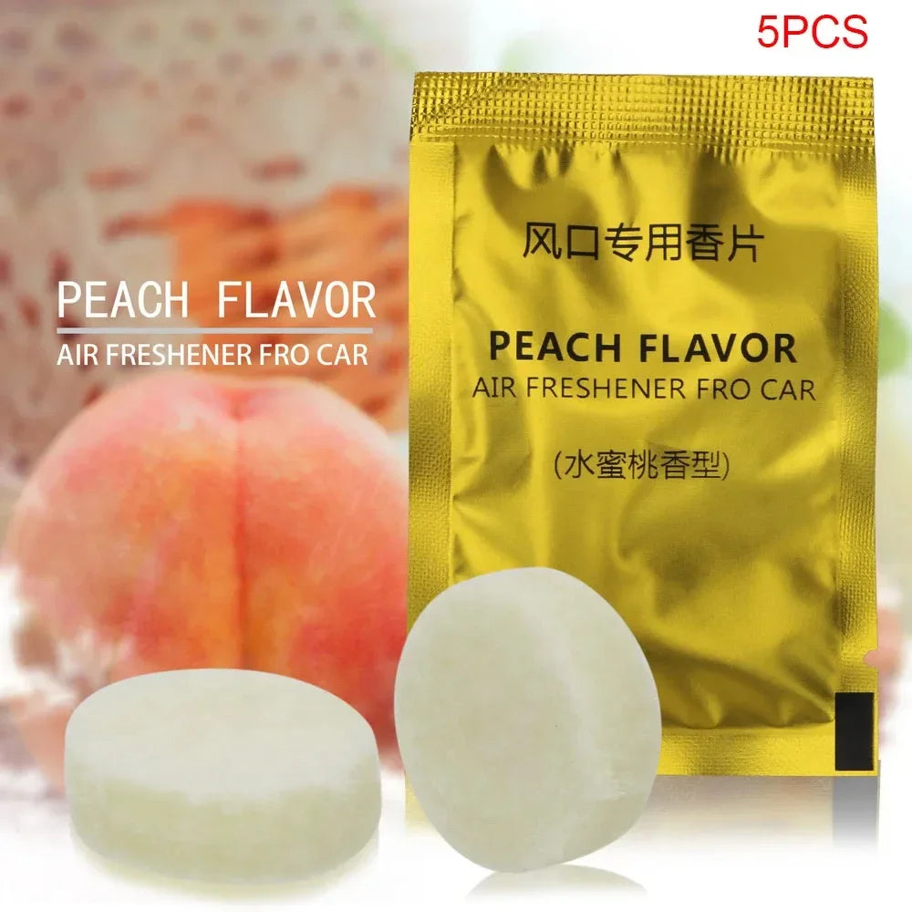 Car Air Fresheners Refills Air Vent Clip Flavor Replacement Set Solid Fragrance Scent Auto Air Freshener Refill Tablets