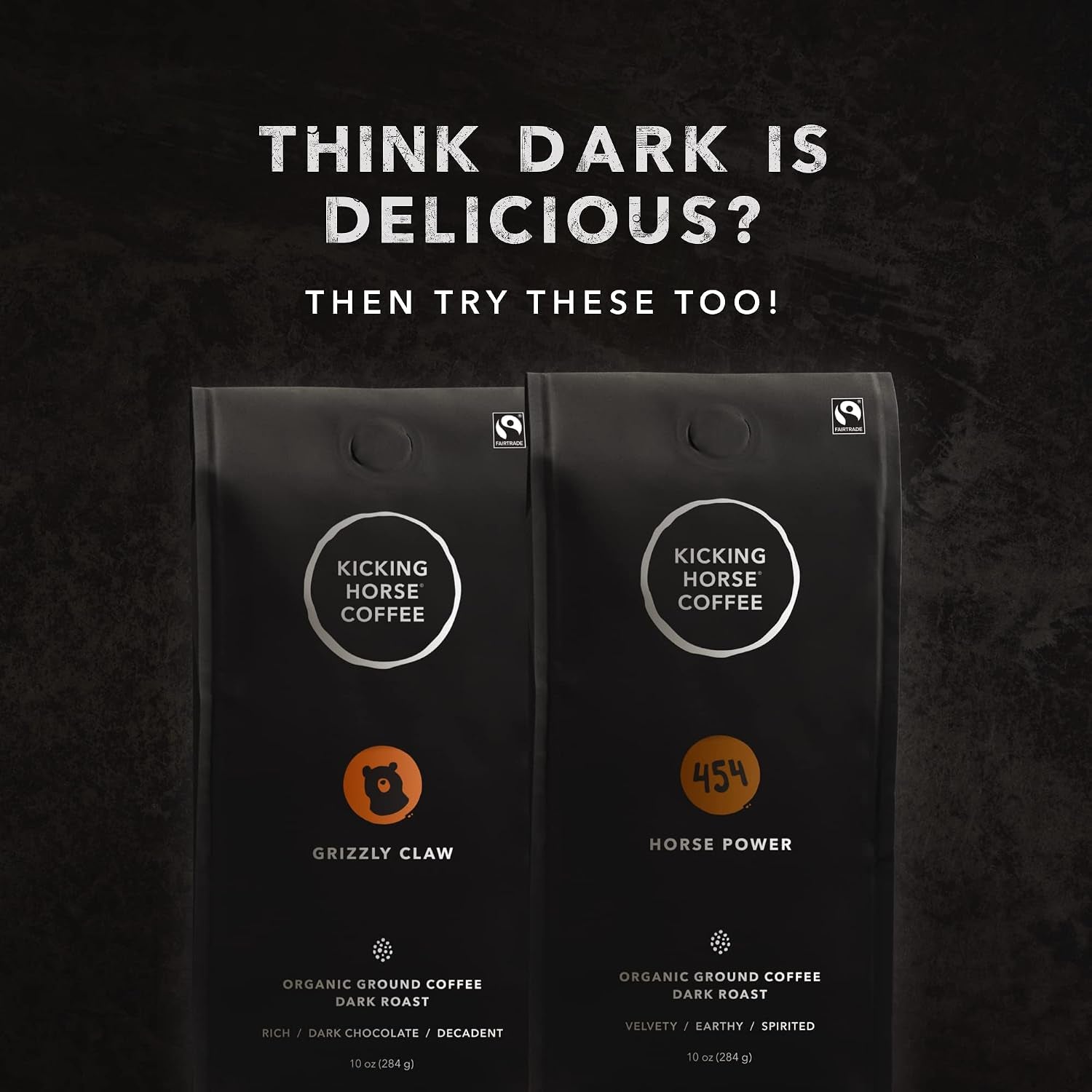 , Kick Ass, Dark Roast, Whole Bean, 1 Lb - Certified Organic, Fairtrade, Kosher Coffee