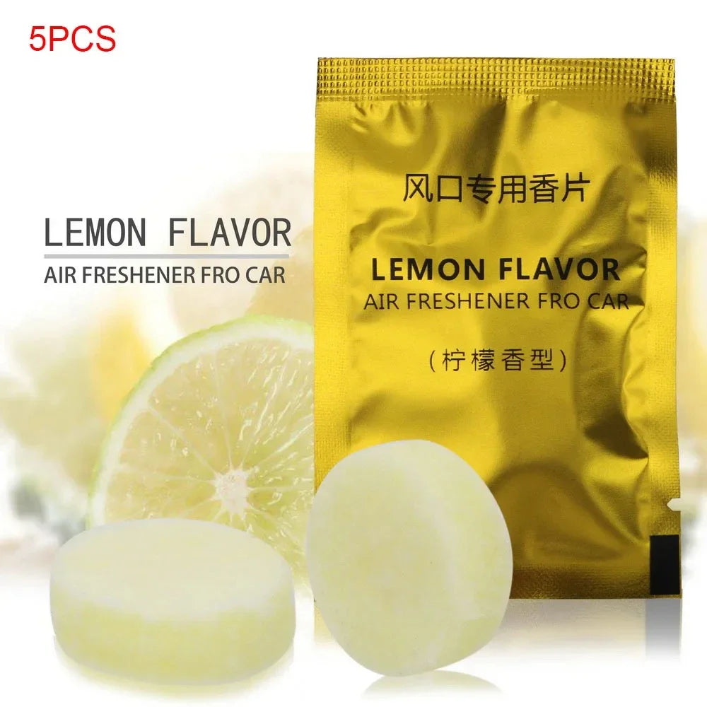 Car Air Fresheners Refills Air Vent Clip Flavor Replacement Set Solid Fragrance Scent Auto Air Freshener Refill Tablets