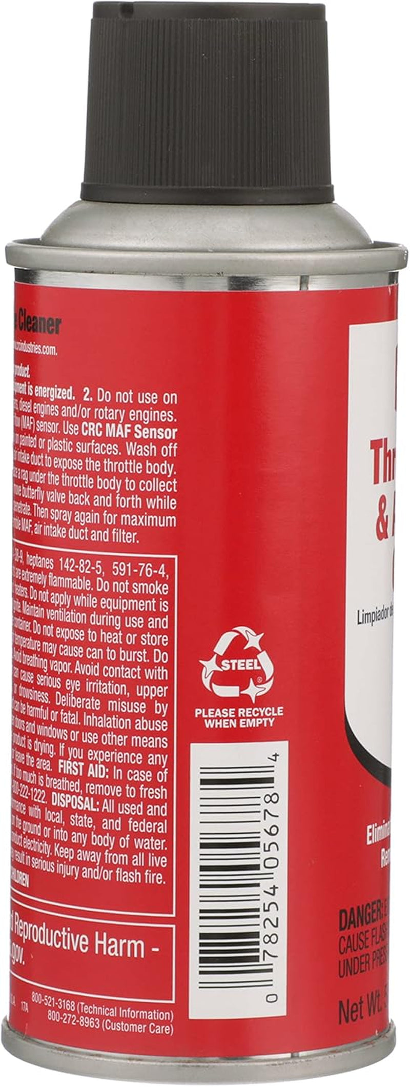 Throttle Body & Air Intake Cleaner, 5 Wt Oz