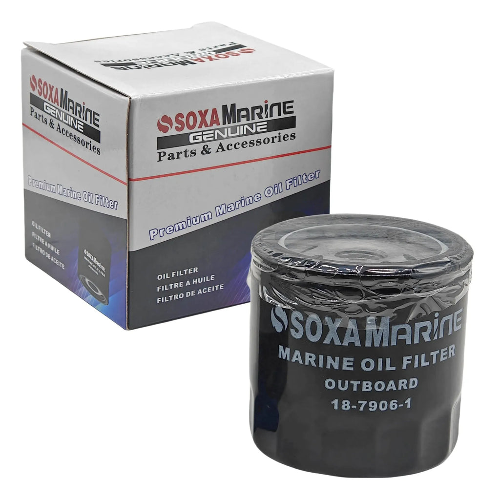 Marine Outboard Oil Filter for Yamaha 150 175 200 225 250 HP for Mercury 225HP Engine 35-8226267 822626Q15 69J-13440-01 18-7906