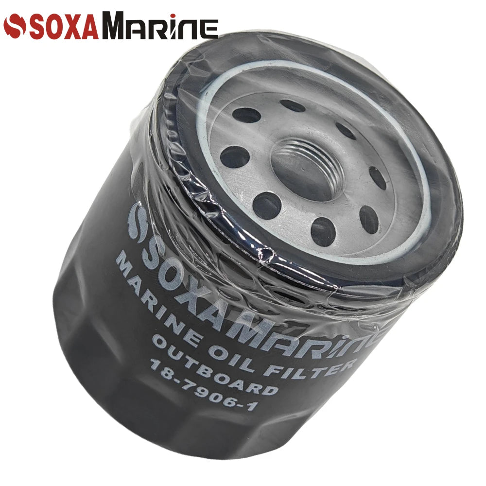 Marine Outboard Oil Filter for Yamaha 150 175 200 225 250 HP for Mercury 225HP Engine 35-8226267 822626Q15 69J-13440-01 18-7906