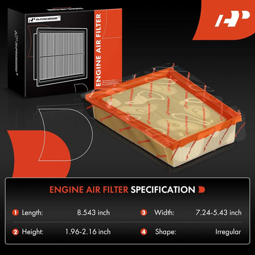 2-PC Engine Air Filter Compatible with Chevrolet & Buick | for Chevrolet Trax 2024, Trailblazer 2021-2023 & Buick Encore GX 2020-2024, 1.2L 1.3L, Replaces 42712666, A21546