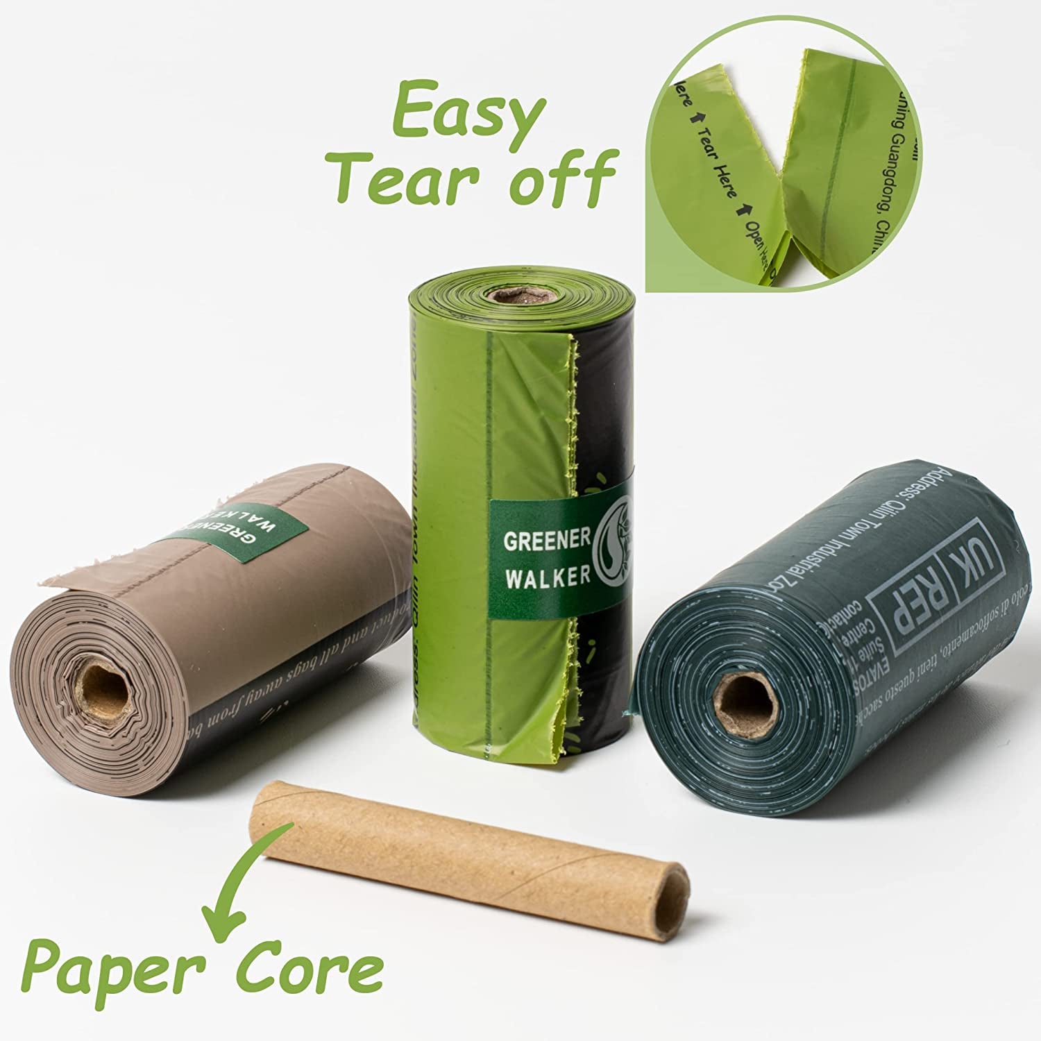 Poop Bags for Dog Waste-540 Bags,Extra Thick Strong 100% Leak Proof Dog Waste Bags (Deep Green)