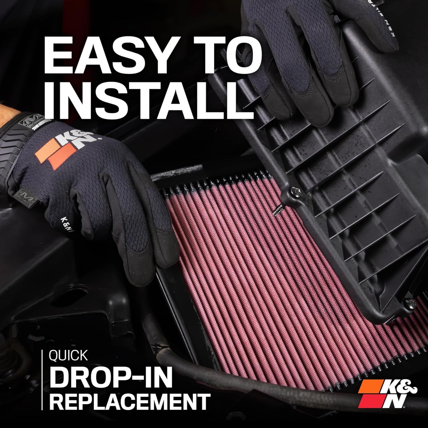 Engine Air Filter, Washable and Reusable: 2018-2019 Chevy/Gmc/Holden (Equinox, Terrain) 33-5069