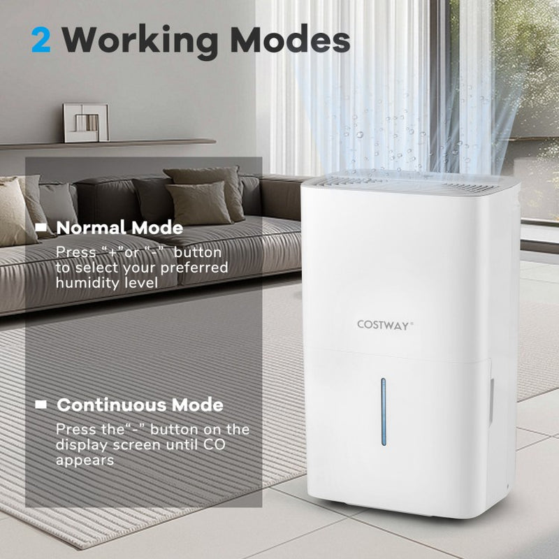 150 Pints Dehumidifier with 24H Timer and LED Display
