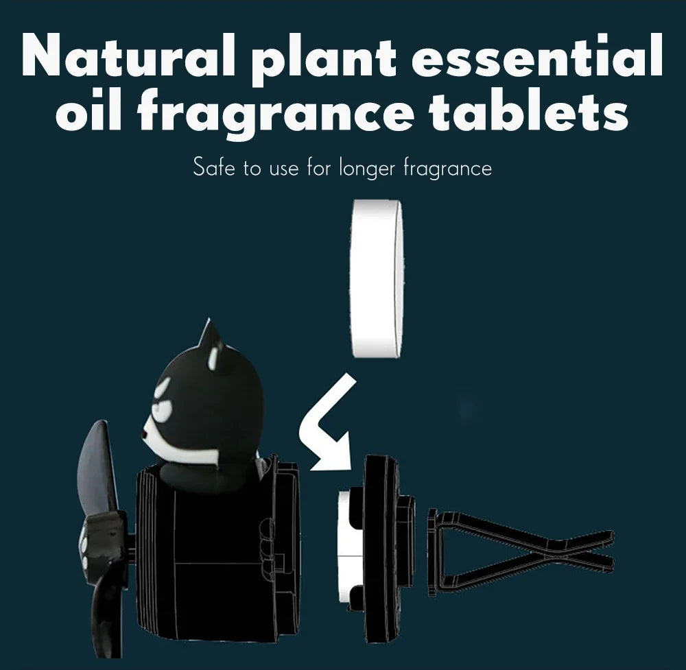Car Air Freshener Car Pilot Rotating Propeller Perfume Accessories Fragrance Smell in Styling Vent Diffuse Air Fresheners Clip