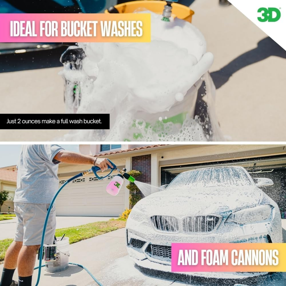 ( 3.8L) -  Pink Car Soap Car Wash & Cleaner Made in USA All Natural No Harmful Chemicals (Gallon)