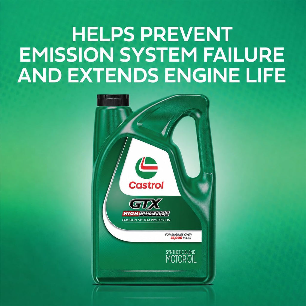 03112 GTX High Mileage 20W-50 Motor Oil - 5 Quart
