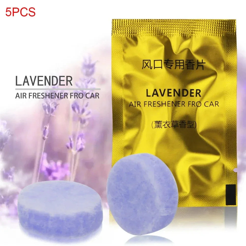 Car Air Fresheners Refills Air Vent Clip Flavor Replacement Set Solid Fragrance Scent Auto Air Freshener Refill Tablets