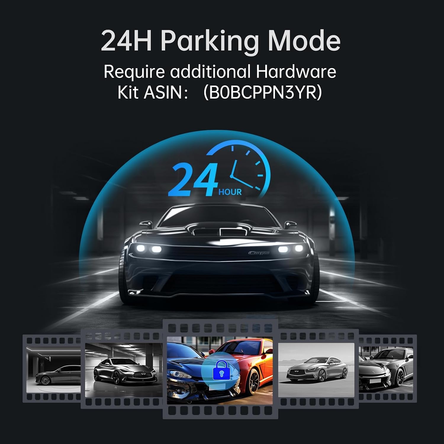 4K Rear View Mirror Camera, 10'' Mirror Dash Cam Front and Rear Camera, with 1080P Rear View Mirror Camera, Full Touch Screen Mirror, Voice Control, Parking Assistance,Night Vision,With 32GB Card