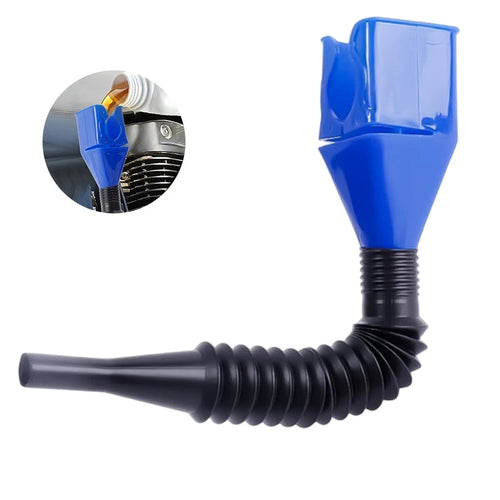 1/3Pcs Telescopic Car Refueling Funnel Universal Engine Oil Gasoline Filter Transfer Funnels Tool Foldable Portable Funnels