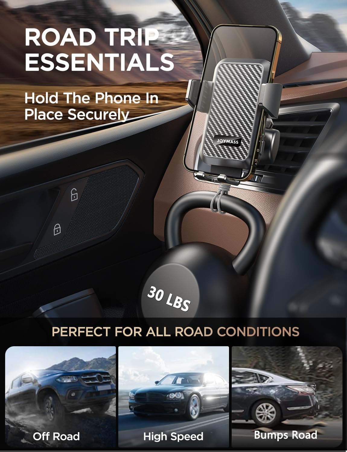 Wireless Car Charger,  15W Fast Charging Auto Clamping Car Charger Cell Phone Holder Mount Vent for Iphone 15 14 13 12 Mini Pro Max 11 XR XS X, Samsung Galaxy S23 Ultra S22 S21+ Note 20, Etc