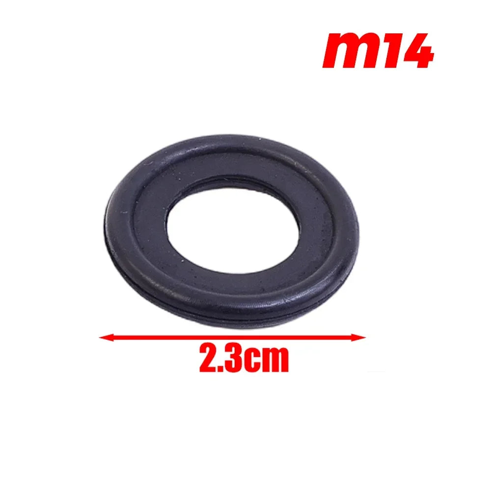 Car Sealing Oil Drain Plug Gasket Washer Replacement M 12/M14 Rubber Engine Oil Drain Plug Gaskets Auto Accessories