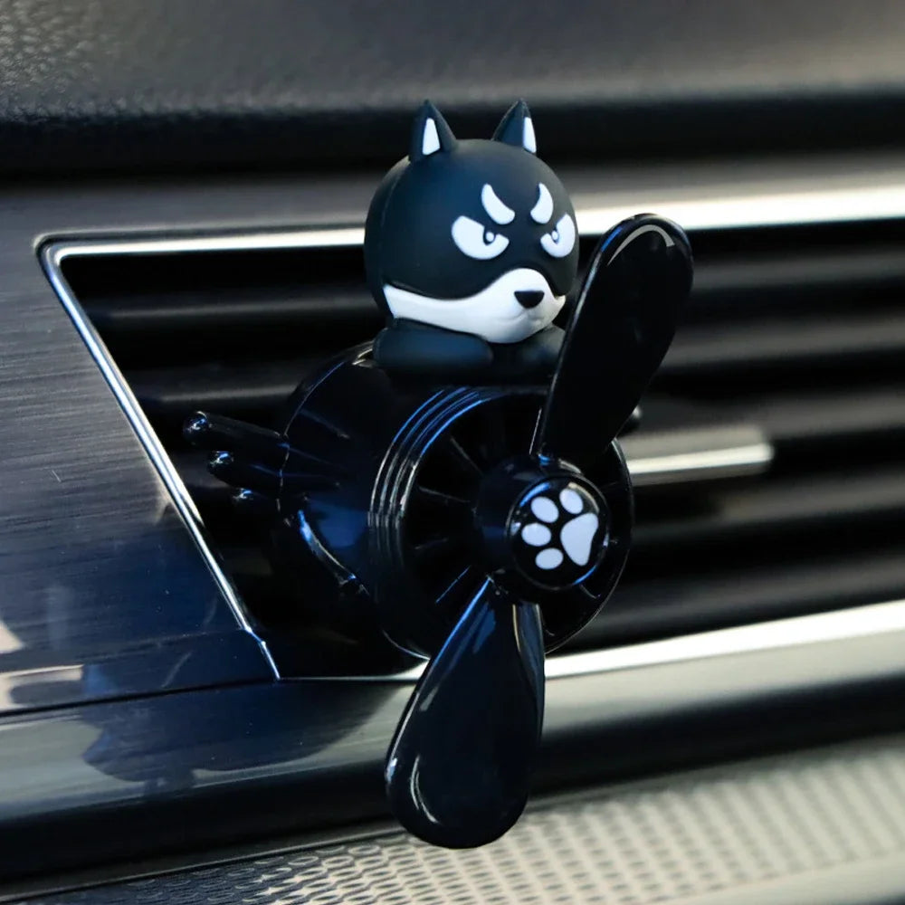 Car Air Freshener Car Pilot Rotating Propeller Perfume Accessories Fragrance Smell in Styling Vent Diffuse Air Fresheners Clip