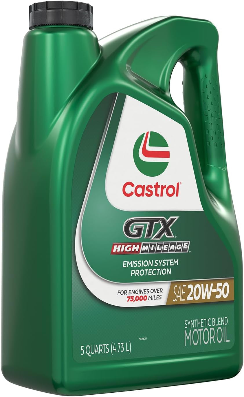 03112 GTX High Mileage 20W-50 Motor Oil - 5 Quart
