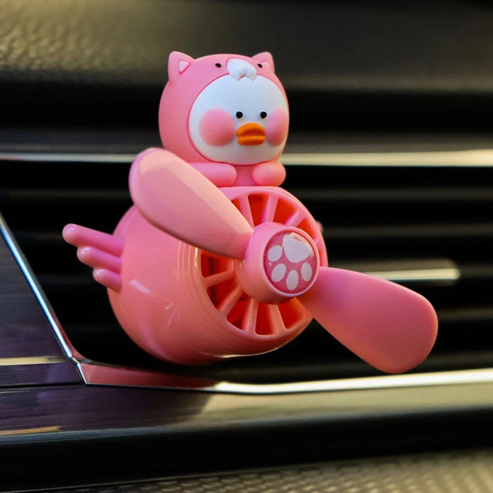 Car Air Freshener Car Pilot Rotating Propeller Perfume Accessories Fragrance Smell in Styling Vent Diffuse Air Fresheners Clip