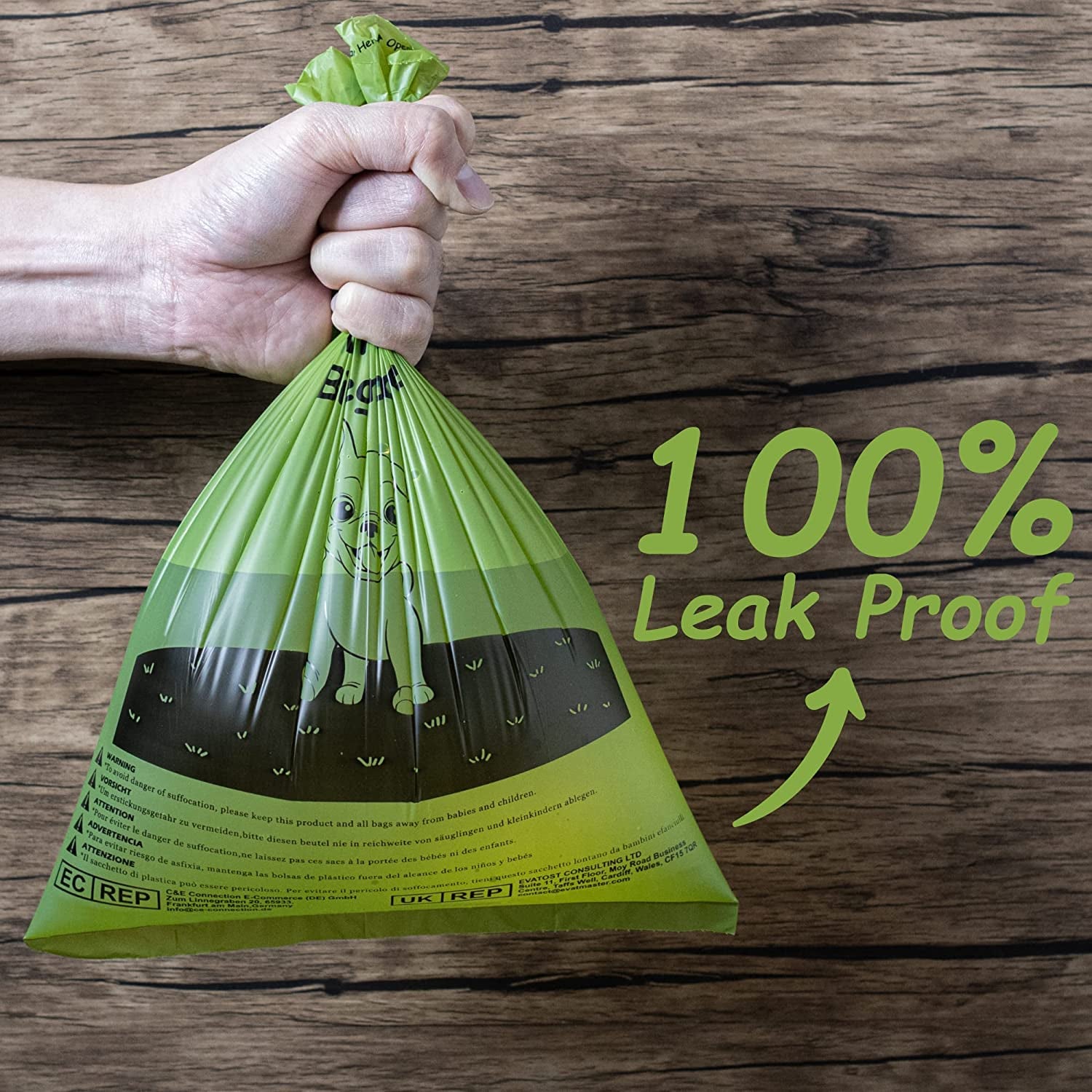 Poop Bags for Dog Waste-540 Bags,Extra Thick Strong 100% Leak Proof Dog Waste Bags (Deep Green)
