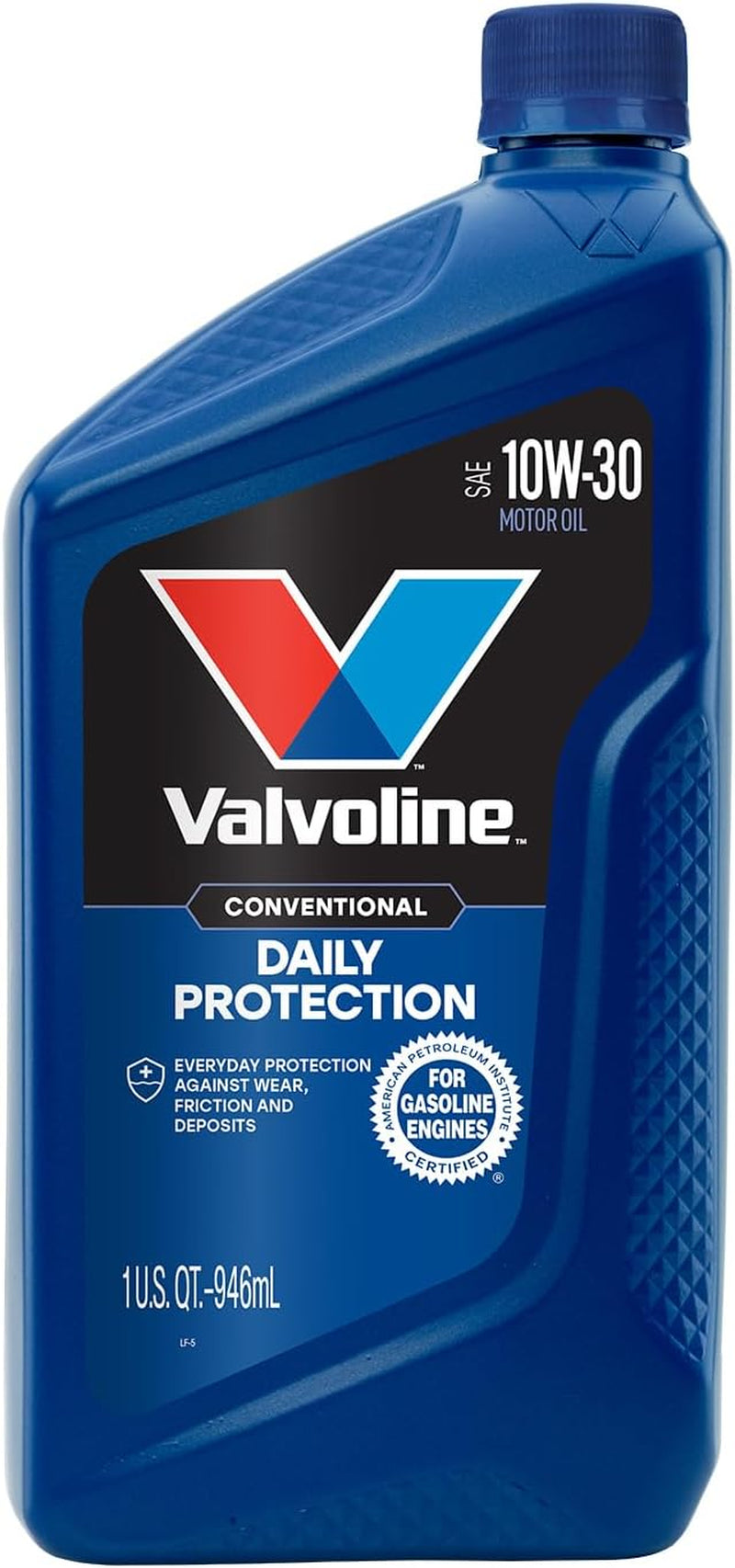 (VV129-6PK) SAE 10W-30 Premium Conventional Motor Oil - 1 Quart Bottle, (Case of 6)