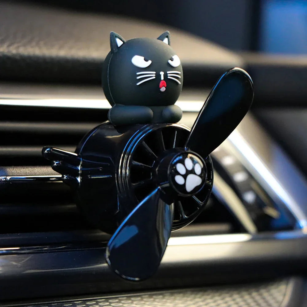 Car Air Freshener Car Pilot Rotating Propeller Perfume Accessories Fragrance Smell in Styling Vent Diffuse Air Fresheners Clip